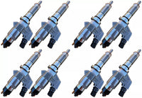 8 Pc LB7 Turbo Diesel Fuel Injectors Set for 2001-2004.5 Duramax 6.6L 0445120008