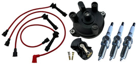 Spark Plugs Cable Wires Cap Rotor Ignition Service fits Jimny Minicab Carry F6A