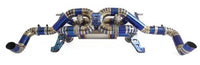 Blue Titanium X Pipe Valved Custom Dual 3" Exhaust fits 2007-12 Audi R8 V10 5.2L