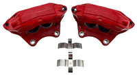 4 POT Red Front Brake Calipers Set fits 2003-2009 350Z Fairlady Z 2004 G35 VQ35