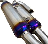 FITS Acura Honda NSX 1991-05 Titanium Performance Exhaust System Blue Quad Tips