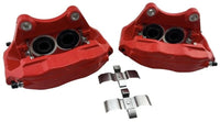 4 POT Red Front Brake Calipers Set fits 2003-2009 350Z Fairlady Z 2004 G35 VQ35