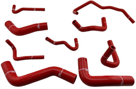 9 Red Silicone Heater Coolant Radiator Hose fits 1989-97 Miata MX5 MX-5 MK1 1.6L