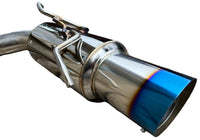 Performance Exhaust Blue Burnt Single Outlet FITS 08+ Subaru WRX + STi Hatchback