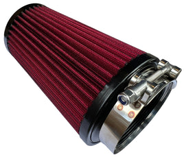 3.0" Inlet 7" Length 4.5" Narrow Width Low Clearance Performance Cone Air Filter