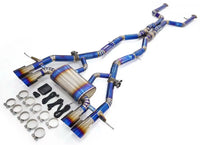 4 Inch Quad Burnt Tip Titanium Exhaust for 2019+ M3 M4 G80 G82 S58 3L Twin Turbo