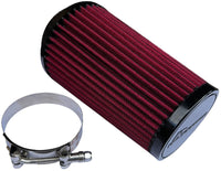 3.0" Inlet 7" Length 4.5" Narrow Width Low Clearance Performance Cone Air Filter