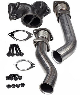 Turbo Up Pipe Exhaust FITS 99-03 Super Duty F-250 F-350 F-450 7.3L 7.3 Diesel V8