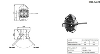 Sea Can Container Manual Double Twist Left Hand Lock Rail Stacking 20 / 40 foot