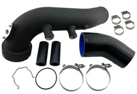N54 Twin Turbo Charge Pipe + Hose Clamps FITS 07+ 135i 335i 3.0L E88 E90 E92 E93