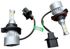 LEFT + RIGHT H13 9008 LED Headlight Head Light bulbs Hi / Lo Dual Beam 3 Sided