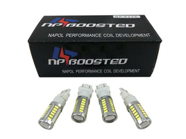 4 Pack White 3157 3457 3057 Turn Signal Backup Reverse Taillights LED Light Bulb