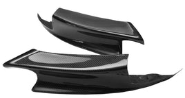 2 Carbon Fiber Front Bumper Lip Spoiler Kit Splitters for 2008-13 E90 E92 E93 M3