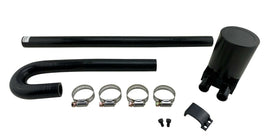 Double Baffle Oil Catch Can + Silicone Hoses + Bracket for N54 135i 335i 535i 3L