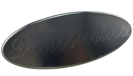 Billet Aluminum Grill Tailgate Oval Emblem 9" Fummins Swap Badge for F250 F350