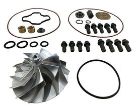 GTP38 TP38 Billet Compressor Wheel TP38 7.3L Turbo Upgrade Repair Kit Rebuild for F250 F350 F450 F550 E350 E450 E550 Excursion