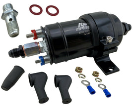 Hi Flow 380LPH Inline EFI External Fuel Pump & Bracket Kit 6AN AN6 Fittings 044