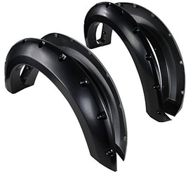 2004-2008 F150 Styleside Offroad Black Pocket Rivet Style Bolt On Fender Flares