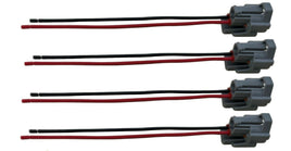4 Fuel Injector Wire Harness Repair Plugs + Loom Kit for 04-08 RX-8 RX8 Top Feed