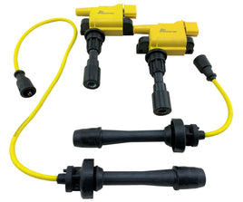2 Ignition Coil Packs w/ Wires for 01-05 Miata 1.8L & 04-05 Mazdaspeed Turbo 1.8
