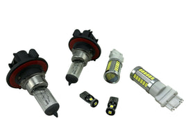 H13 9008 Hi Low Halogen T10 Wedge 3157A LED for 08-10 F250 F350 F450 Super Duty