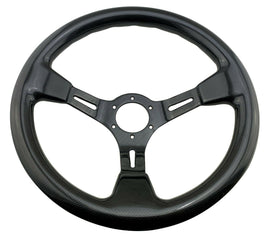 JDM 350mm Deep Dished Racing Full Carbon Fiber Light Weight Steering Wheel 14"