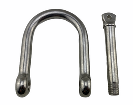 WIDE D SHACKLE 316 Stainless Steel for Marine Mooring Buoy & Industrial Rigging