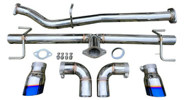 2.5" Stainless Steel Exhaust System w/ Dual 3.5" Tips FOR 2004-11 RX8 RX-8 1.3L