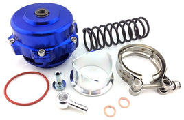 50MM BLOW OFF VALVE KIT BILLET ALUMINUM TURBO w CLAMP SPRING FLANGE HONDA ACURA