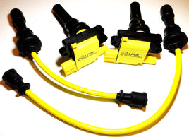 JDM MITSUBISHI LANCER EVOLUTION IGNITION COIL PACKS 8MM PERFORMANCE WIRES SET EVO 4 5 6 7 8 9 MR 4G36 TURBO 2.0L MD363552