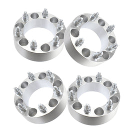 (4) 2" Chevy 6 Lug Wheel Spacers Adapters Fits Silverado 1500 Tahoe Suburban