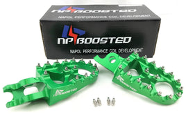 2006+ Racing Green XD WIDE FOOT PEGS Kawasaki KX250F KX450F FOOTPEGS KX250 KX450