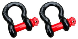 2 Pack 3/4" Red D-Ring Shackle 7/8 Pin FITS Jeep Off Road Towing Recovery 4.75T